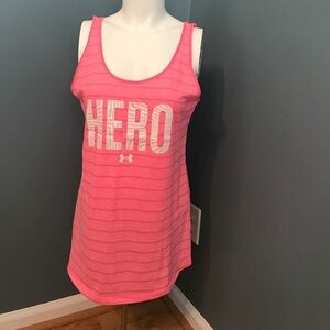 Under Armour Pink Breast Cancer HERO workout tank